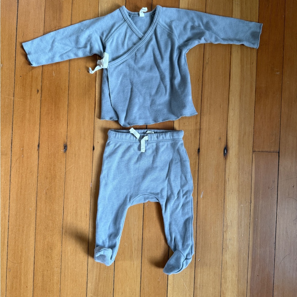 Gray Baby Outfit Set